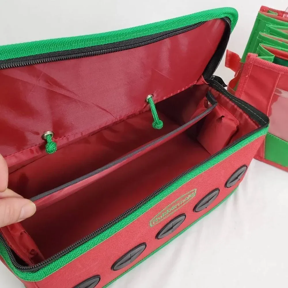 Rubbermaid Split Soft-Case collapsable Household Organizers, red/Green